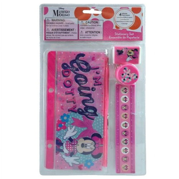 Minnie 4pc Stationery Set