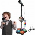 thumbnail image 4 of IMENGL Kids Microphone And Stand Kids Karaoke Machines For Girls Children's Microphone Adjustable Karaoke Machine With Light Pedal Girls Pastime Sing Musical Toy With Flashing Early Classifying,Educ, 4 of 7