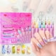 thumbnail image 4 of Kit de decoración de uñas DIY con bolígrafo para pintar uñas, líneas, puntas, flores, pintura acrílica, pincel para uñas, esmalte de uñas en gel., 4 of 9