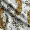 thumbnail image 1 of Soimoi Animals Print,Cotton Poplin, Sewing Fabric Sold by The Yard 42 Inch Wide,Sewing Craft Quilting/Quilt Making Fabric, White, 1 of 5