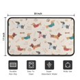thumbnail image 5 of Dachshund Door Rugs,Washable Non Slip Door Mats Indoor,Decorative Door Mats,Entry Mat Indoor for Entrance,Bedroom,Kitchen,Bathroom,30"x17", 5 of 6