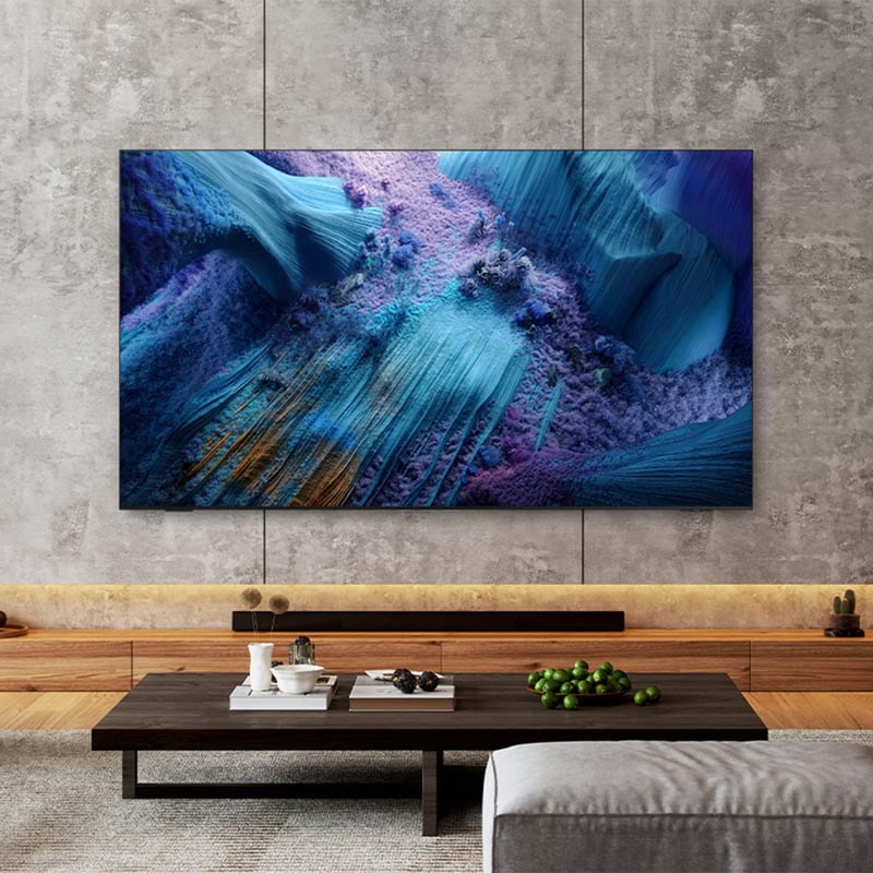 Samsung 65 inch Neo QLED 8K QN990F Vision AI Smart TV (2025) front and back view