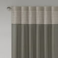 thumbnail image 3 of Madison Park Stripes Pintuck Lined Curtain Panel,  50" x 84", Taupe, 3 of 5