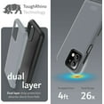 thumbnail image 3 of TUDIA MergeGrip Motorola Moto G Stylus 5G Case 2023 Dual Layer Heavy Duty - Gray, 3 of 7