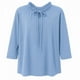 thumbnail image 1 of Blusa George para Mujer, Manga 3/4 Azul Talla 1Eg, 1 of 4