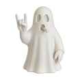 thumbnail image 2 of Halloween Ghost Figurine, Halloween Ghost Plastic Statue, Open-Mouth Tabletop Decoration, Spooky & Cute Ghost Statue for Home, Desk, Party Decor, 2 of 6
