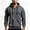 Dark Gray, variant on Quarter Zip Hoodie for Men Ghalytn Pullover Sweatshirt - Fleece Top with Sleeve Pocket