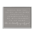 thumbnail image 5 of Stupell Industries Go Big Or Home Funny Introvert Typography Saying Graphic Art Gray Framed Art Print Wall Art, Design by Lux + Me Designs, 5 of 5