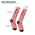 thumbnail image 2 of Balery Hearts Calcetines novedosos Calcetines deportivos Calcetines hasta la rodilla Calcetines de algodón Calcetines originales y geniales, 2 of 6