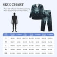 thumbnail image 4 of Balery Moody Ram Portrait Pijama para Hombre de Dos Piezas con Manga Larga, Conjunto de Dormir y Descanso Suave con Bolsillos-Large, 4 of 7
