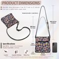 thumbnail image 7 of ZUXONGSY Dog Paw Cow Print Shoulder Bag for Women Fashion Crossbody Purse Casual Satchel with Adjustable Wide Strap for Shopping Working, 7 of 7