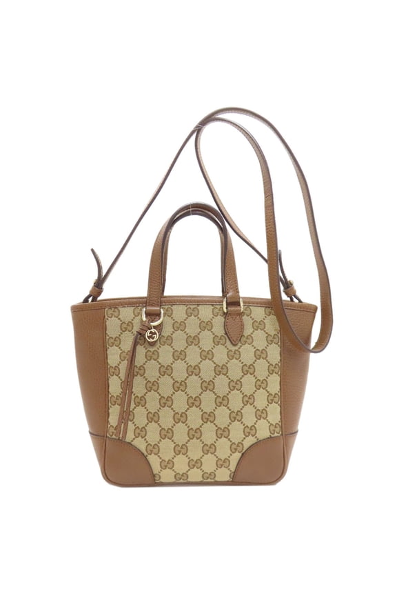 Pre-Owned Gucci 449241 Outlet GG 2-Way Handbag Canvas/Leather Women's GUCCI