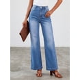 thumbnail image 3 of EMMIOL Women's Baggy Boyfriend Jeans Mid-Low Waist Vintage Wide Leg Denim Streetwear Pants, 3 of 8