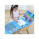 thumbnail image 3 of 1 Set Of 208pcs English Art Supplies Gift With Drawing Easel, Includes Coloring Pencils, Wax Crayons, Oil Pastels, Watercolor Pens, Perfect For Kids, 3 of 4