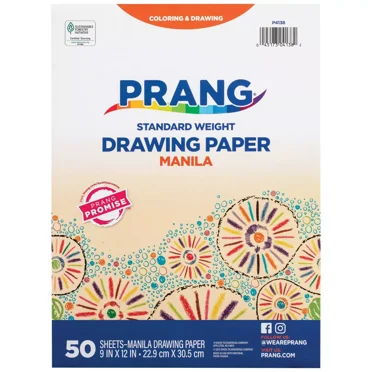 9"x12" Manila Drawing Paper 50 Sheets