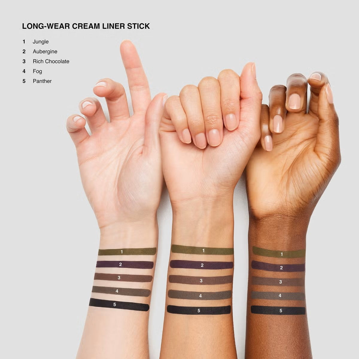 Long-Wear Cream Eyeliner Stick, Aubergine