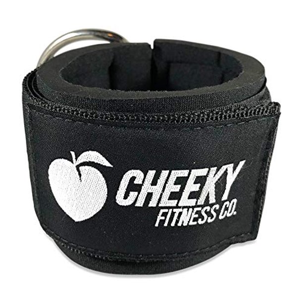 Cheeky Fitness Padded Ankle Straps for Cable Machines Foot Strap