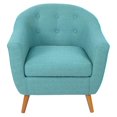 thumbnail image 2 of LumiSource Teal Rockwell Chair, 2 of 8