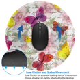 thumbnail image 4 of Disketp Butterflies And Vintage Small Mouse Pad 7.9x7.9 Inches,Washable Round Mousepad For Office Laptop Computer,Non-Slip Rubber Base Mouse Pads For Wireless Mouse, 4 of 8