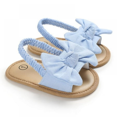 

Bullpiano 0-18 Months Baby Toddler Infant Girls Sandals Soft Summer Shoes Princess Flat Shoes Summer Outdoor Shoes Princess Dress First Walker Shoes