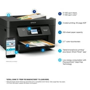 Epson Workforce Pro WF-3823 Wireless All-in-One Printer with Auto 2-Sided Print, 250-Sheet Tray and 2.7 Color Touchscreen - Black