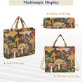 thumbnail image 6 of FORMRS Womens Corduroy Tote Bag Crossbody Shoulder Handbag with Pocket, Colorful Mushroom, 6 of 7