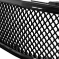 thumbnail image 3 of Spec-D Tuning Mesh ABS Glossy Black Front Hood Grille 1PC Compatible with 2007-2013 Chevy Silverado 1500, 3 of 7