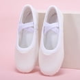 thumbnail image 2 of OGLCCG Ballet Shoes for Girls Soft Canvas/Leather Dance Slippers Ballerina Shoes for Girls, High Performance,Size 2-10, 2 of 8