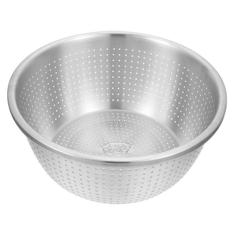 

1Pc Multifunctional Stainless Steel Drain Basket Strainer Basket for Home (Silver)