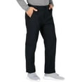 thumbnail image 2 of Gerry Men's Water Resistant Fleece Lined Stretch Pants with Zip Pockets and Adjustable Hem (Black, 36W x 34L), 2 of 3