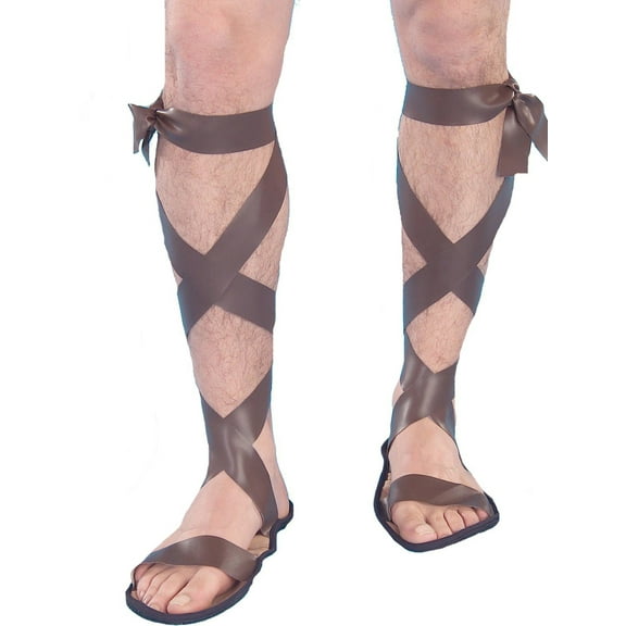 Rubies Roman Gladiator Sandal Costume Accessory for Adults, Men's One Size
