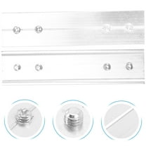 QIFULL 2Pcs Curtain Rail Joints Aluminum Alloy Smooth Angle Ceiling Track for Wall Mounted Curtains
