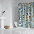 thumbnail image 3 of Waterproof Pioneer Shower Curtain 84x72 Inch Polyester Unique Colorful Floral Shower Curtain for Bathroom Hotel Home Decor with 12 Plastic Hooks, 3 of 5