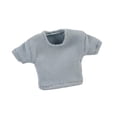thumbnail image 2 of Camiseta de cuello redondo con figura en miniatura de moda para muñeca femenina de 6 pulgadas profesional Gris, 2 of 9