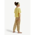 thumbnail image 2 of Looney Tunes X Justice Girls Short Sleeve Sleep Top and Sleep Pants with Eyemask, 3-Piece, Sizes 5-18, 2 of 4
