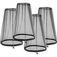 thumbnail image 1 of 4 Pack Filet Anti-Moustiques Filet de Protection pour Tête pour Randonnée Chasse Camping Escalade Insectes Prévention des Punaises (Noir), 1 of 2