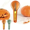 thumbnail image 1 of Oefntac Halloween Pumpkin Carving Set Heavy Duty Stainless Steel Carving Tool Set Carving Spade for Halloween Decorative Stand Lights, 1 of 9