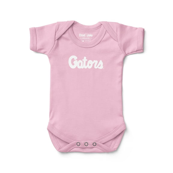 Infant Chad & Jake Pink Florida Gators Script Bodysuit