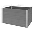 thumbnail image 4 of vidaXL Garden Raised Bed WPC 150x100x91 cm Grey, 4 of 5