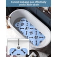 thumbnail image 4 of Alfombra de baño para perros LynxLink, antideslizante, para mascotas, azul, 4 of 7