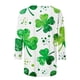 thumbnail image 5 of Xuyuer Women St Patricks Day Sweatshirts Lucky Clover Blouse Irish Shamrock Pullover 3/4 Sleeves Graphic Tops, 5 of 6