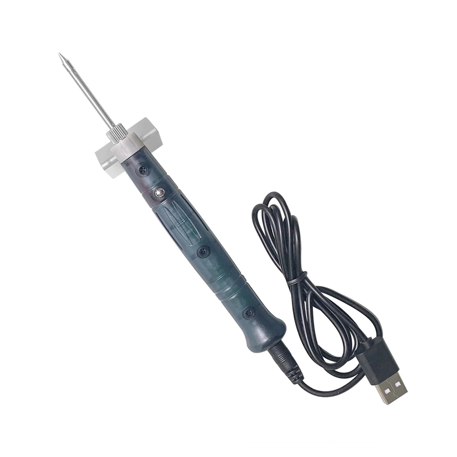 Portable USB Soldering Iron Professional Electric Heating Tools Rework Indicator Light Handle Welding Gun outdoor Repair Tool ,Internally Heated