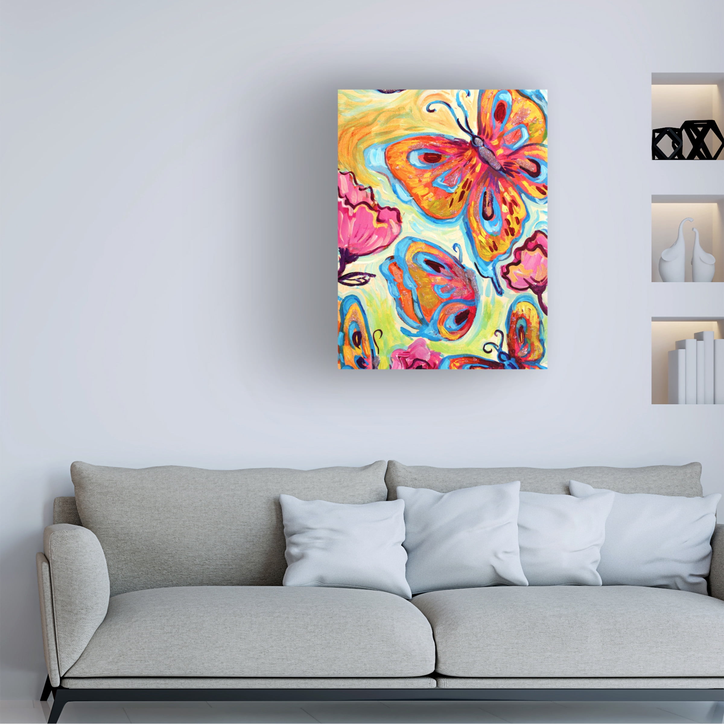 Canvas Wall Art - Natasha Wescoat 'Harmony In Light 2' Wall Art for Living Room, Bedroom, or Office DÃ©cor by Trademark Fine Art - 35 x 47 Inches