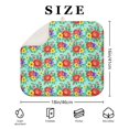 thumbnail image 4 of Pioneer Flower Floral Print Pattern Kitchen Dish Drying Mat 1 Pack, Ultra Absorbent Microfiber Drainer Mat, 16"x18", 4 of 6