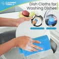 thumbnail image 4 of 300 Pcs Disposable Dish Cloths for Kitchen Disposable Cleaning Cloth and Towels Handy Cleaning Wipes Disposable Rags for Kitchen and Office(Blue), 4 of 7