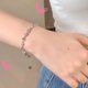 thumbnail image 2 of 925 Sterling Silver Zircon Bracelets for Women Fashion Sweet Girls Sparkling Charm Bracelet Delicate Chain Bracelet Jewelry Gift, 2 of 5