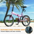 thumbnail image 2 of Uforic 20" Folding Bike, 7-Speed Portable Bicycle for Adults, Ideal for Commuting & Fitness, Pink, 2 of 6