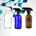 thumbnail image 3 of EeaseCA 3Pcs 500ml Essential Oil Bottle Spray Bottle Subpackaging Bottle Refillable Bottle (Transparent, Blue, Brown), 3 of 7