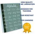 thumbnail image 2 of ABC Cursive Script Alphabet poster EXTRA LARGE chart LAMINATED teaching classroom decoration Young N Refined, 2 of 4