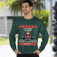 thumbnail image 3 of Christmas Sweatshirt, I'm Gonna Sleigh This Workout Christmas Sweatshirt, Muscular Santa Ugly Holiday Jumper, Funny Gym Lover Gift for Weightlifters & Fitness Fans, 3 of 5